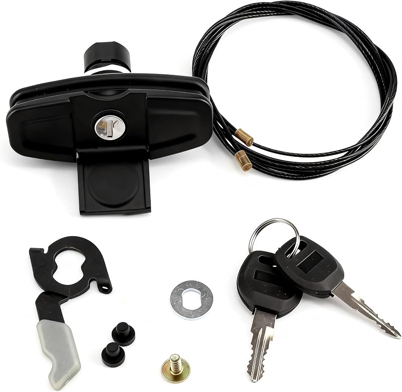 Kit de maçaneta giratória ZUDZUW para capas Leer 100XQ 100XL 100XR e TSC 700 – com cabo, chaves e acessórios