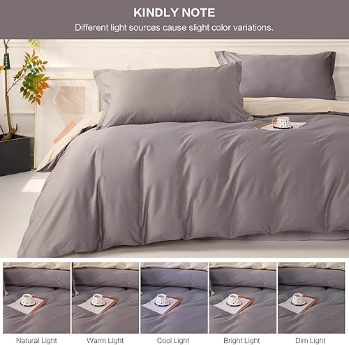 Miniatura 6 de SAPHREAS Juego de funda de edredón de 3 piezas con diseño de retazos azules, tamaño Queen, de algodón, clásico, 1 funda de edredón y 2 fundas de