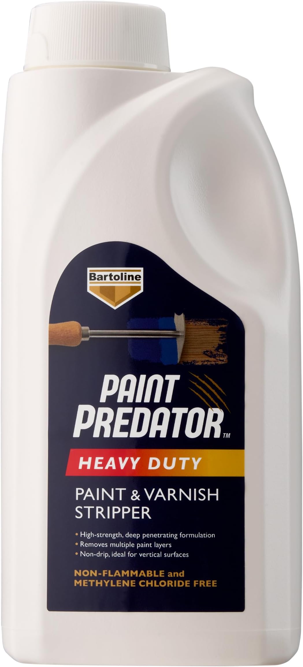 Paint Predator Heavy Duty Paint and Varnish Stripper 1L - High Performance Paint Remover - by 1876 Professional Range