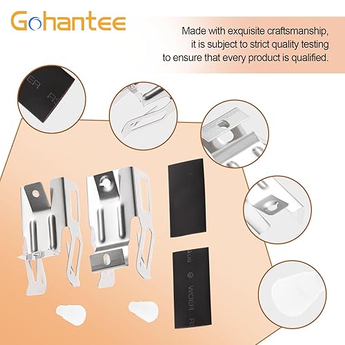 Miniatura 5 de gohantee Kit de 4 bloques de receptáculo de terminales de quemador, repuesto # 12001676, compatible con Kenmore Sears y Maytag