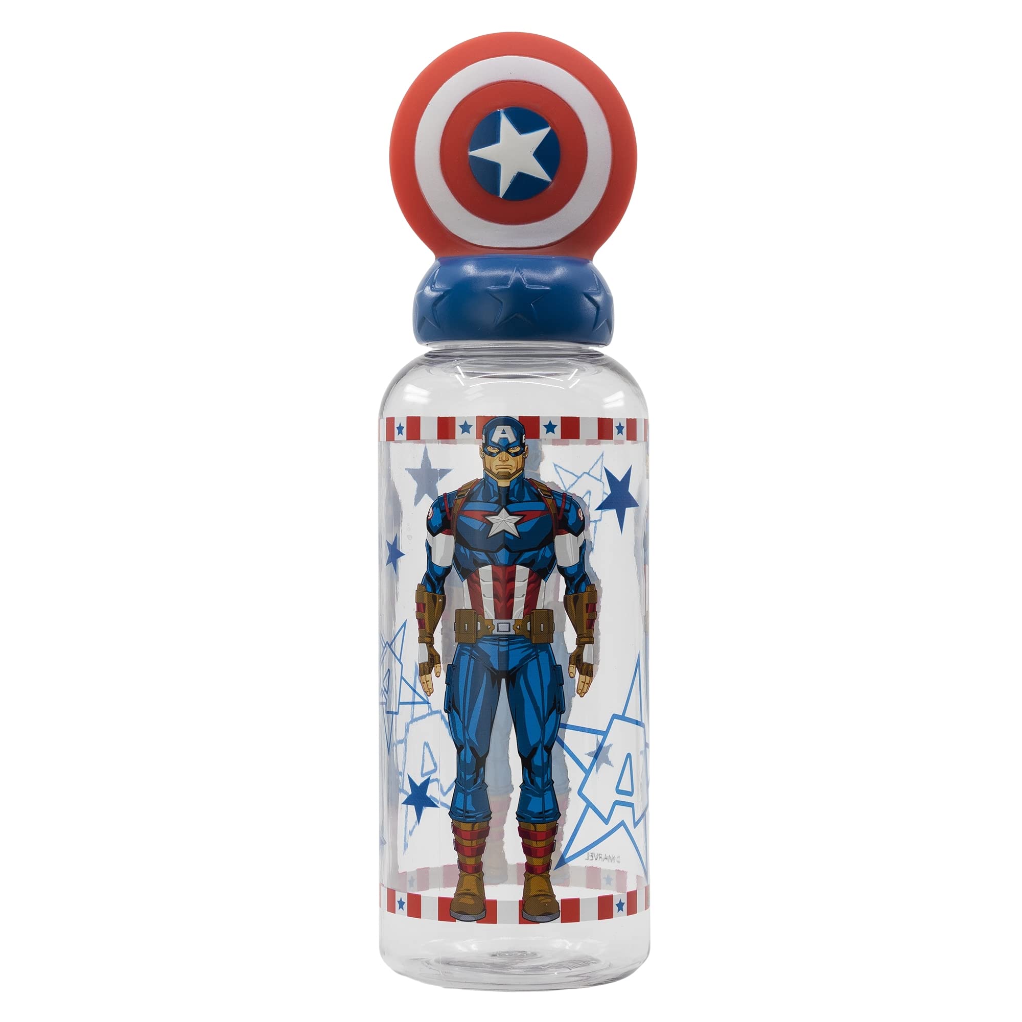Stor BOTELLA FIGURITA 3D 560 ML AVENGERS CAPITAN AMERICA