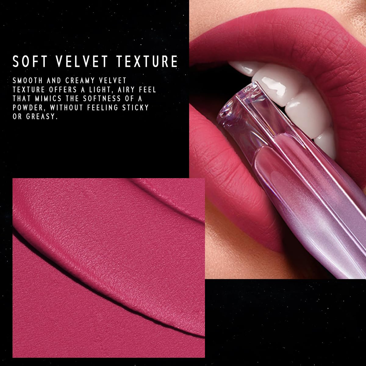 TIMEPHORIA NEBULA VELVET LIP CREAM-Long Lasting Lip Stain, Waterproof and Transfer Proof Lip Tint, Matte Finish Lipstick, Smooth Out Lip Lines, Lightweight Lip Cream, High Coverage (08 EQUINOX)