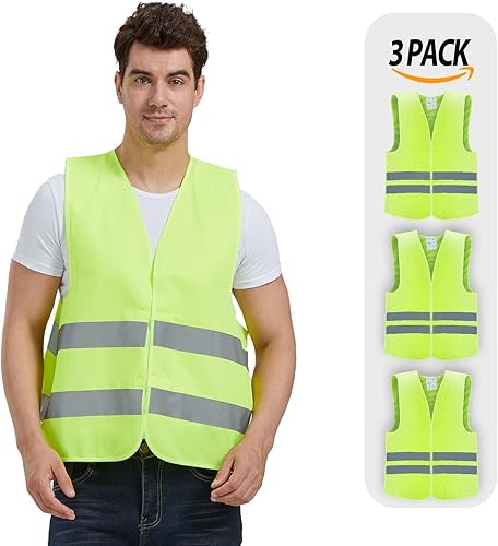SIFE Mantente seguro y visible con nuestros chalecos de seguridad reflectantes, diseño unisex