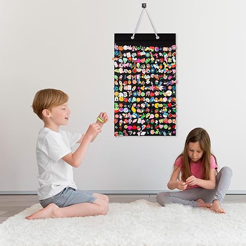 Miniatura 7 de PACMAXI Organizador de dijes para zapatos, soporte colgante para zapatos con 224 agujeros, exhibición de decoración de zapatos, soporte montado en