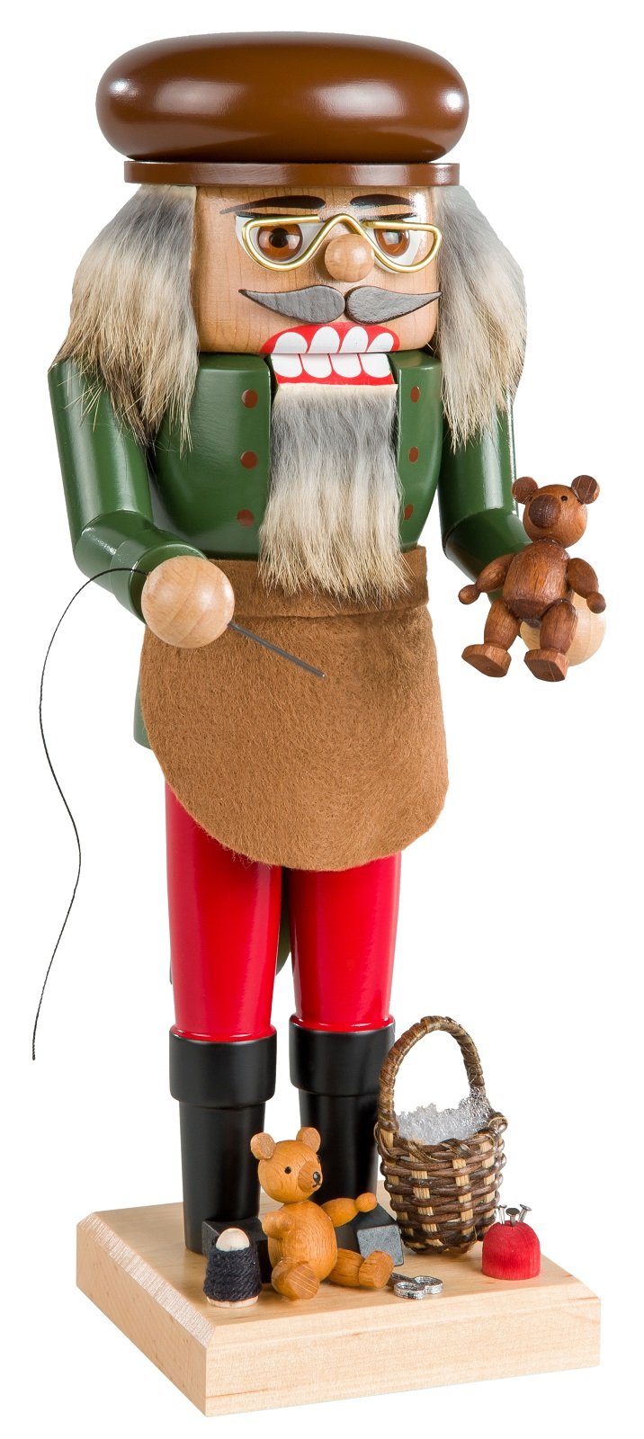 Casse-Noix Teddy Rademacher en bois, le cadeau de Noël idéal