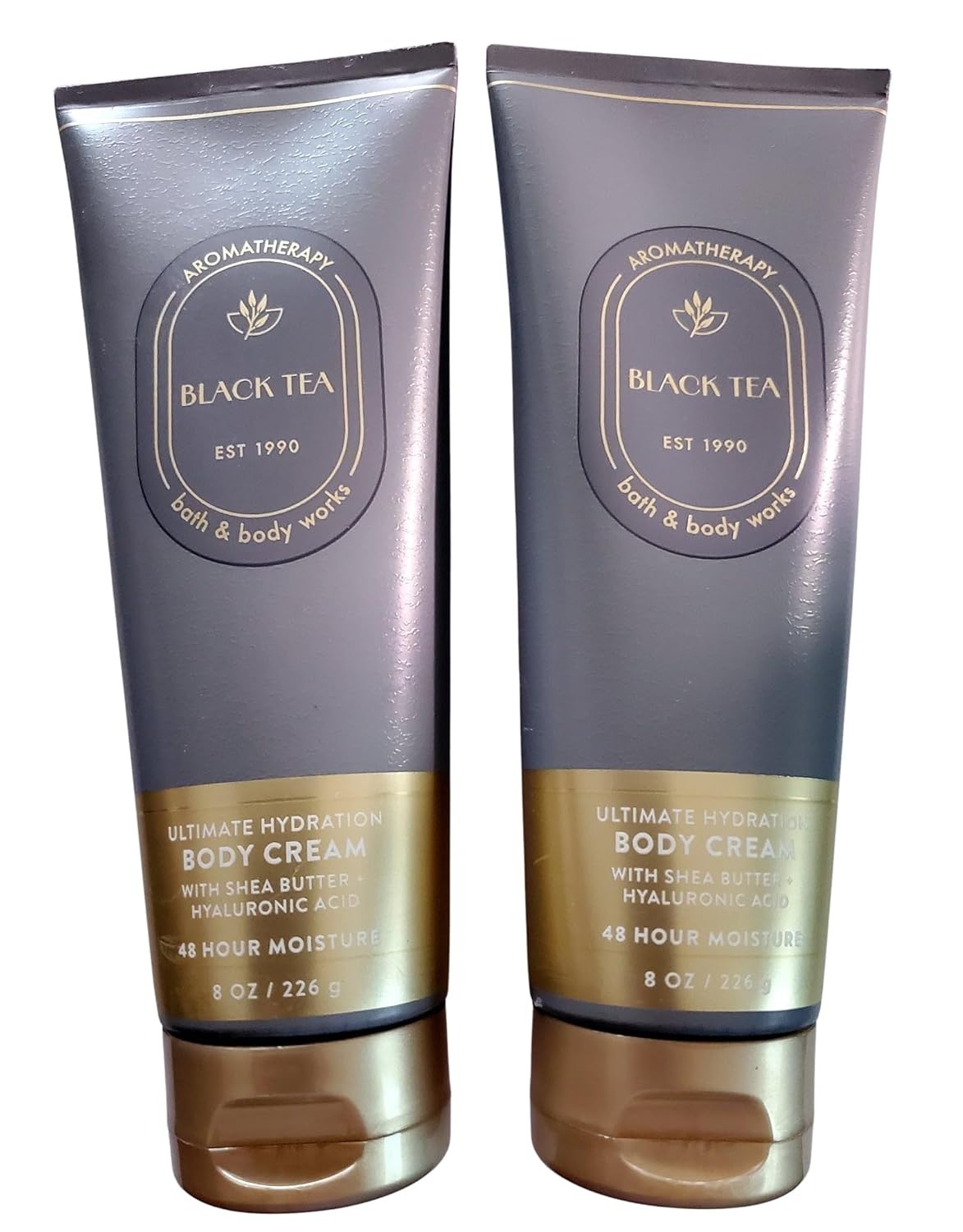 Bath & Body Works Aromatherapy Black Tea Ultimate Hydration Body Cream 8 Ounces Pack of 2