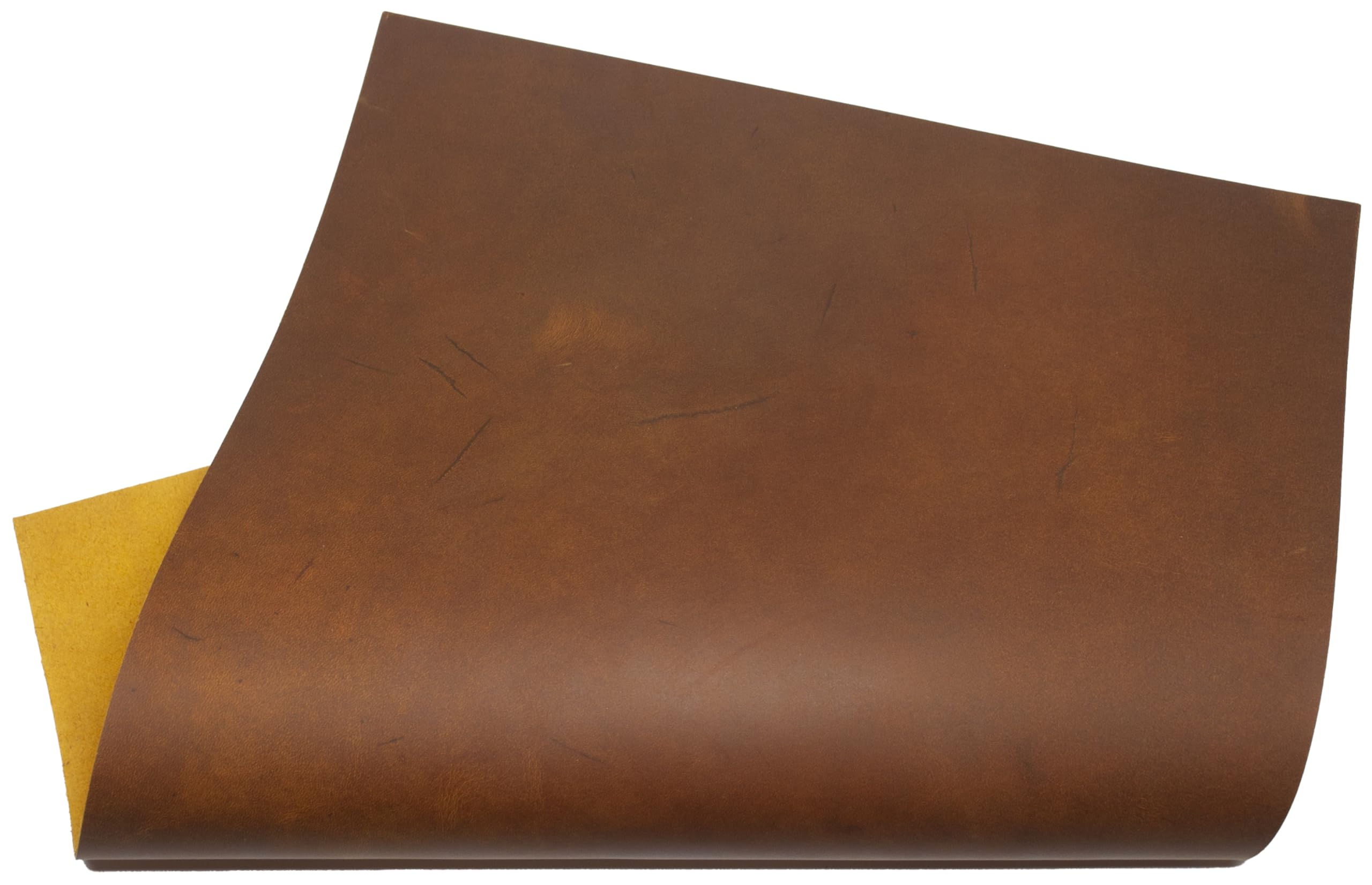 Pelle Bovina Crazy Horse HAPPER STUDIO - Spessore 2 Mm, Nero, Confezione Da 6 Pezzi A5 - Foto 5