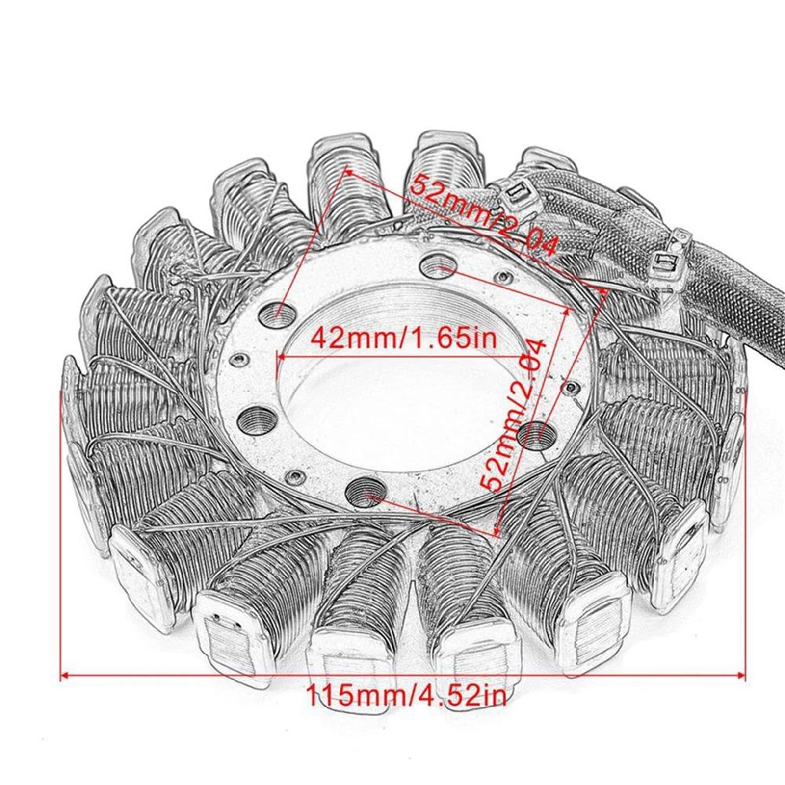 Raddrizzatore Regolatore Tensione Statore Generatore Per Yamaha YZFR6 06-12 | Regola efficacemente la tensione, previene il sovraccarico della batteria e aumenta la capacità di carica.