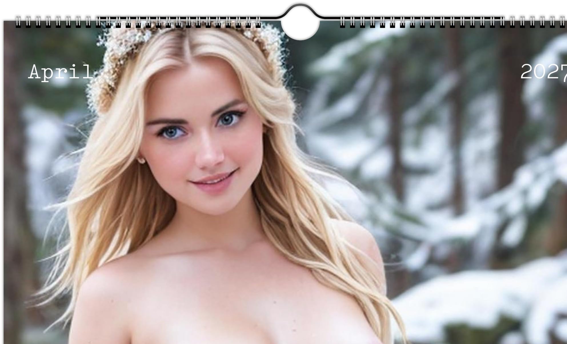 Calendrier cosplay adulte 2026, Princesses : Reine des Neiges et Belle