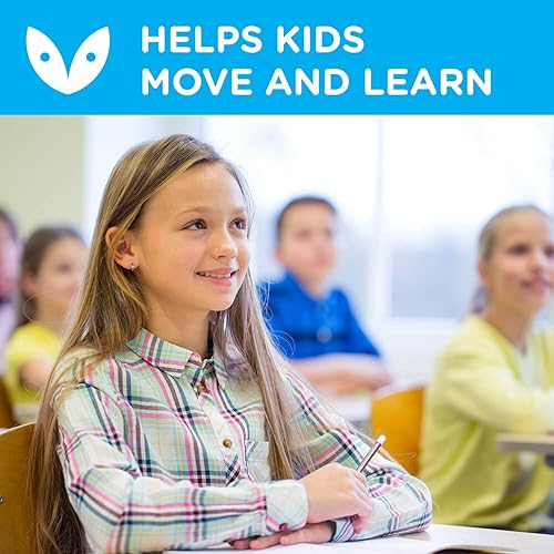 Miniatura 7 de WISE OWL Bandas para sillas para niños con pies inquietos, bandas de escritorio para sillas y escritorios para sillas y escritorios, banda sensorial