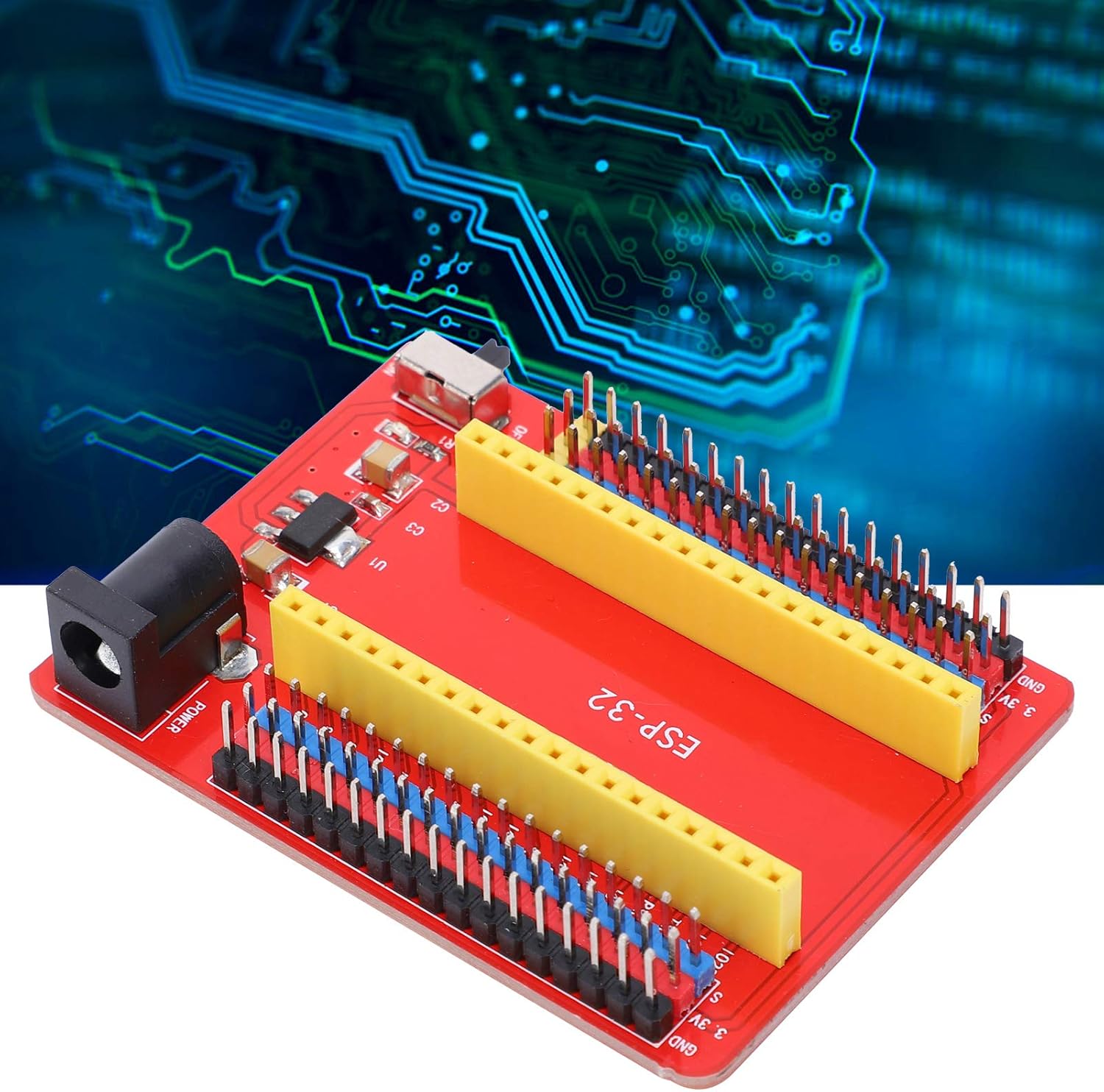 Walfront ESP32-IO Development Board from an angle