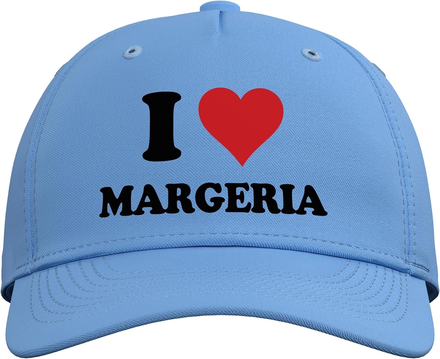 I Heart Margeria First Name I Love Personalized Stuff Adjustable Baseball Hat image 2
