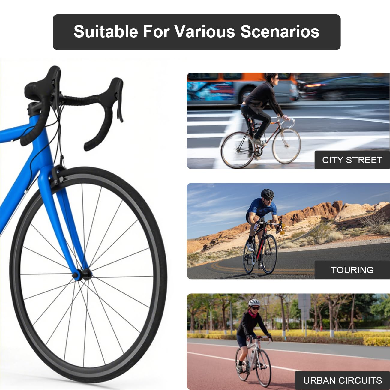 Chambre à Air 700Cx35C/43C, 700C, 700 X 35C, 700 X 36C, 700 X