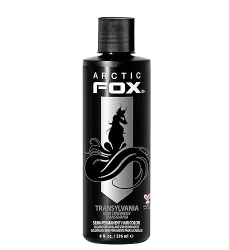 ARCTIC FOX Vegan and Cruelty-Free Semi-Permanent Hair Color Dye (8 Fl Oz, TRANSYLVANIA) - TRANSYLVANIA - 8 Ounce (Pack of 1)