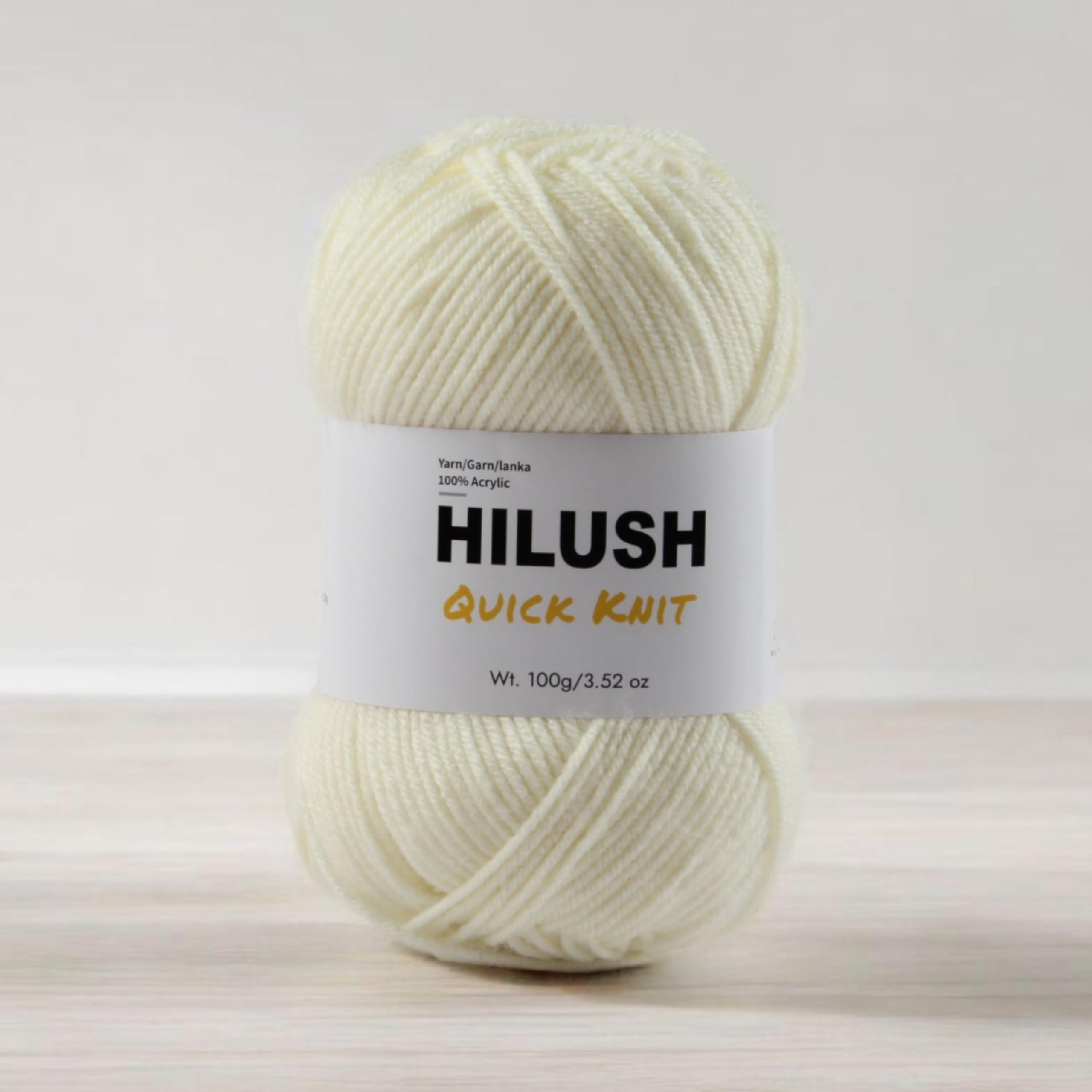 HILUSH Quick Knit,Wool Yarn dk Acrylic Hand Knitting Yarn Ball