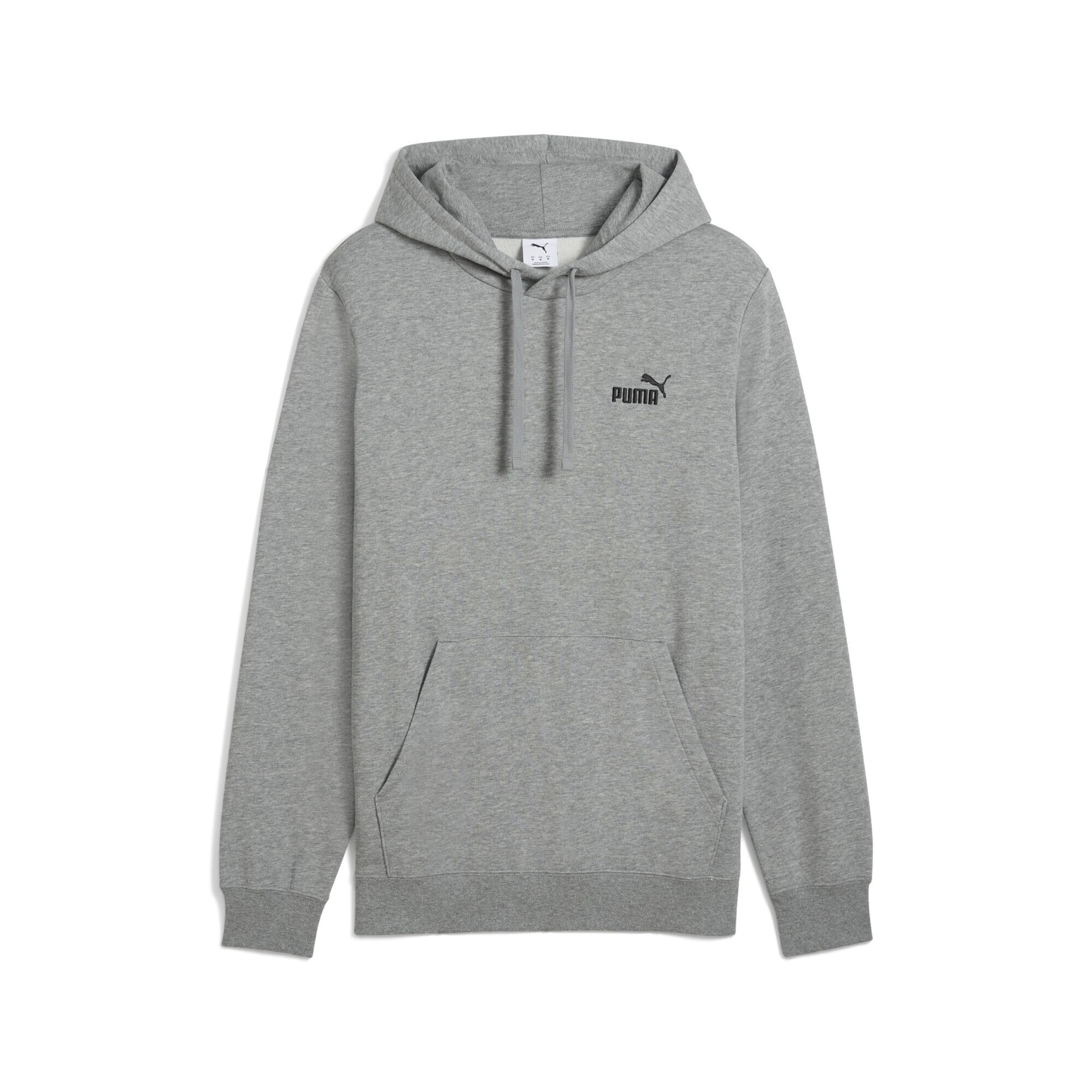PUMA Mens Small No. 1 Logo Fl Hoodies, Medium Gray Heather, L EU