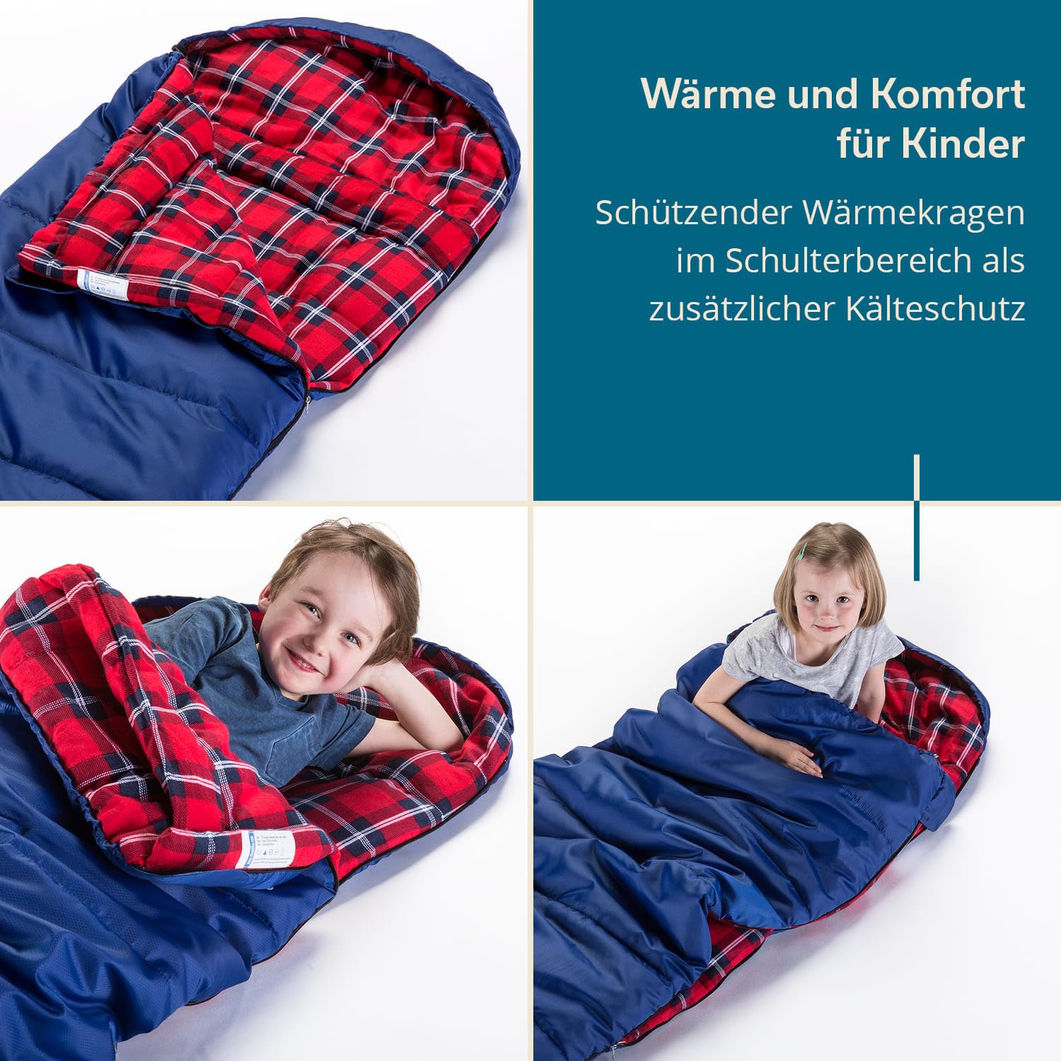 Skandika Dundee Junior Kinderschlafsack | Outdoor Camping Schlafsack fr  Kinder, Flanell-Innenfutter aus Baumwolle, kuschelig weich,  wasserabweisend, Komfortbereich von 13 bis 3C, 160 x 62 cm (blau) :  Amazon.de: Sport & Freizeit
