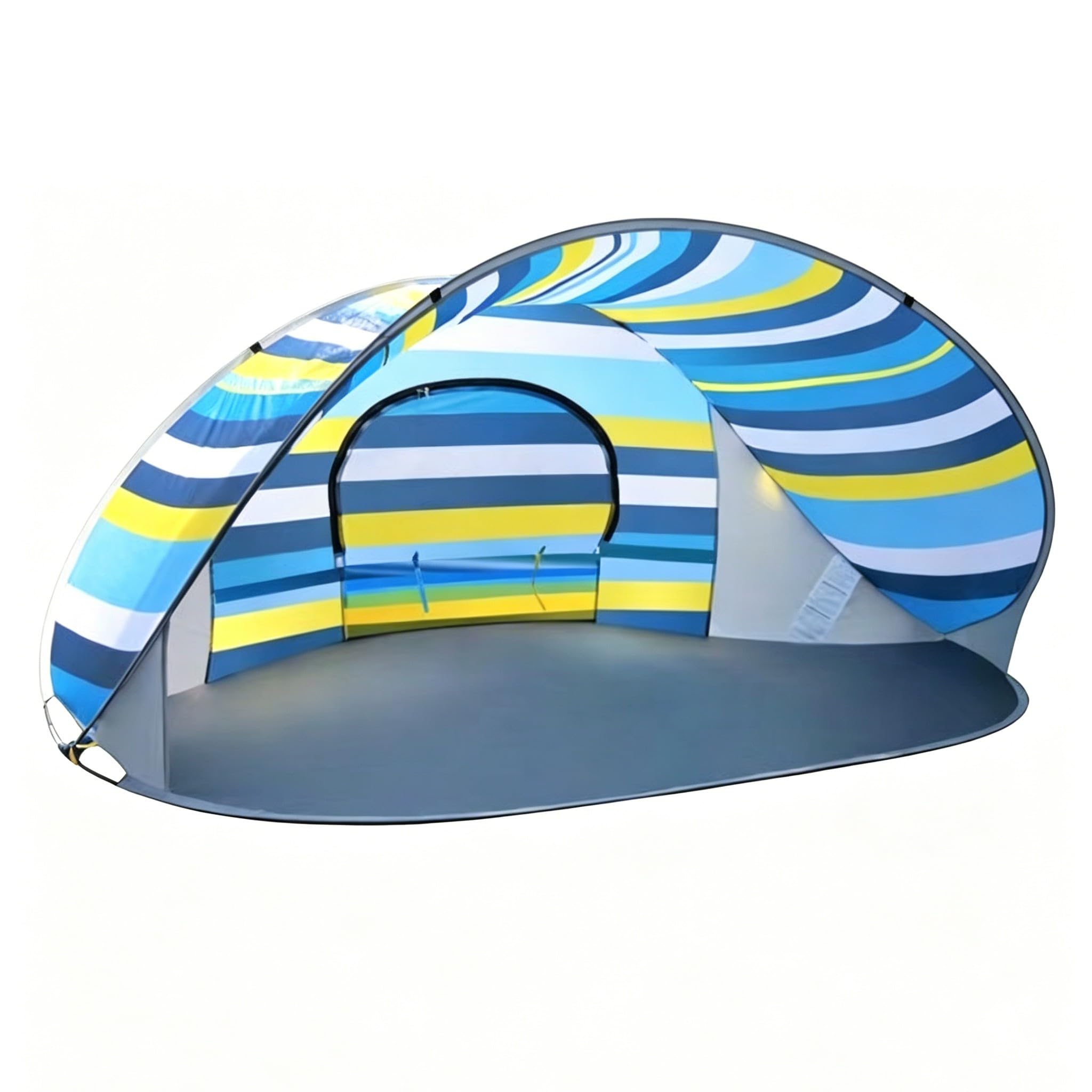 Tienda de campaña de playa UPF 50+ impermeable y ligera de 1,6 kg con diseño automático