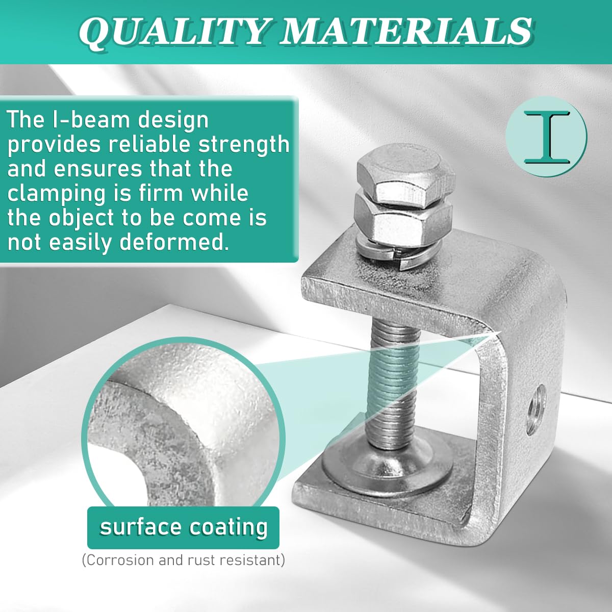 Lot De 8 Serre-Joints En C Acier Inox 304 | Ouverture 30 Mm | Pour Bois, Métal, Soudure | Fixation Robuste