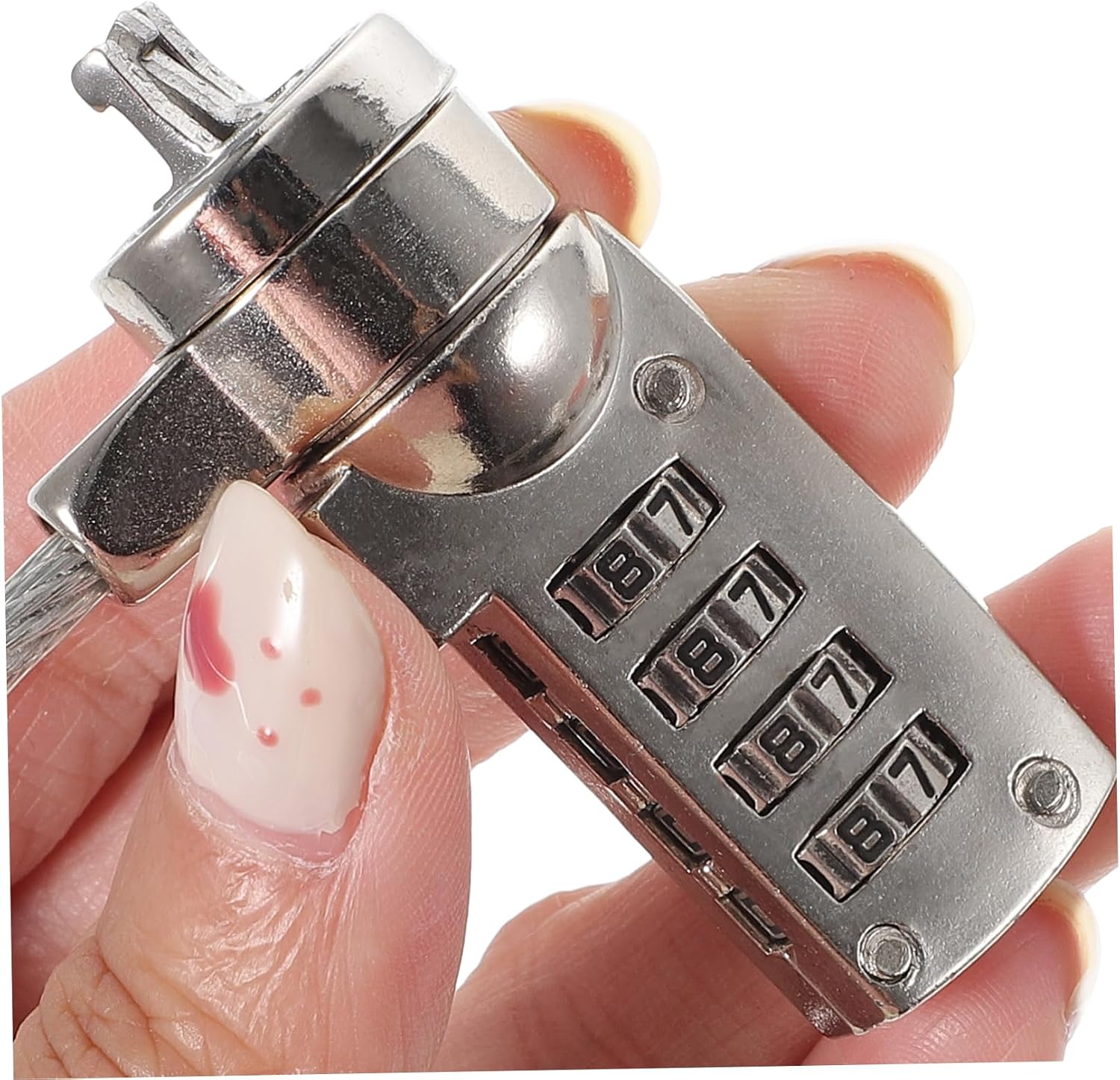 1.8m Cable Lock Laptop Locking Cable Password Wire Rope Security Lock for Computer