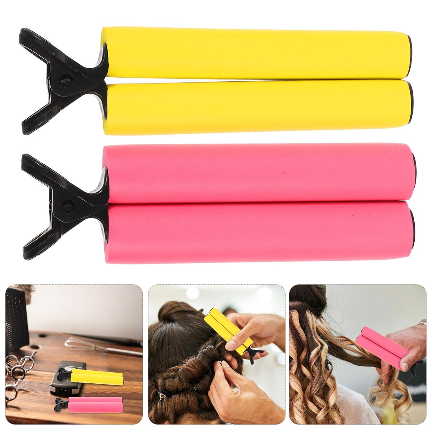 12pcs Hair Perm Rod Insulation Pads Sponge Curling Rods Heat Resistant Hair Salon Accessories for Home Perm Styling