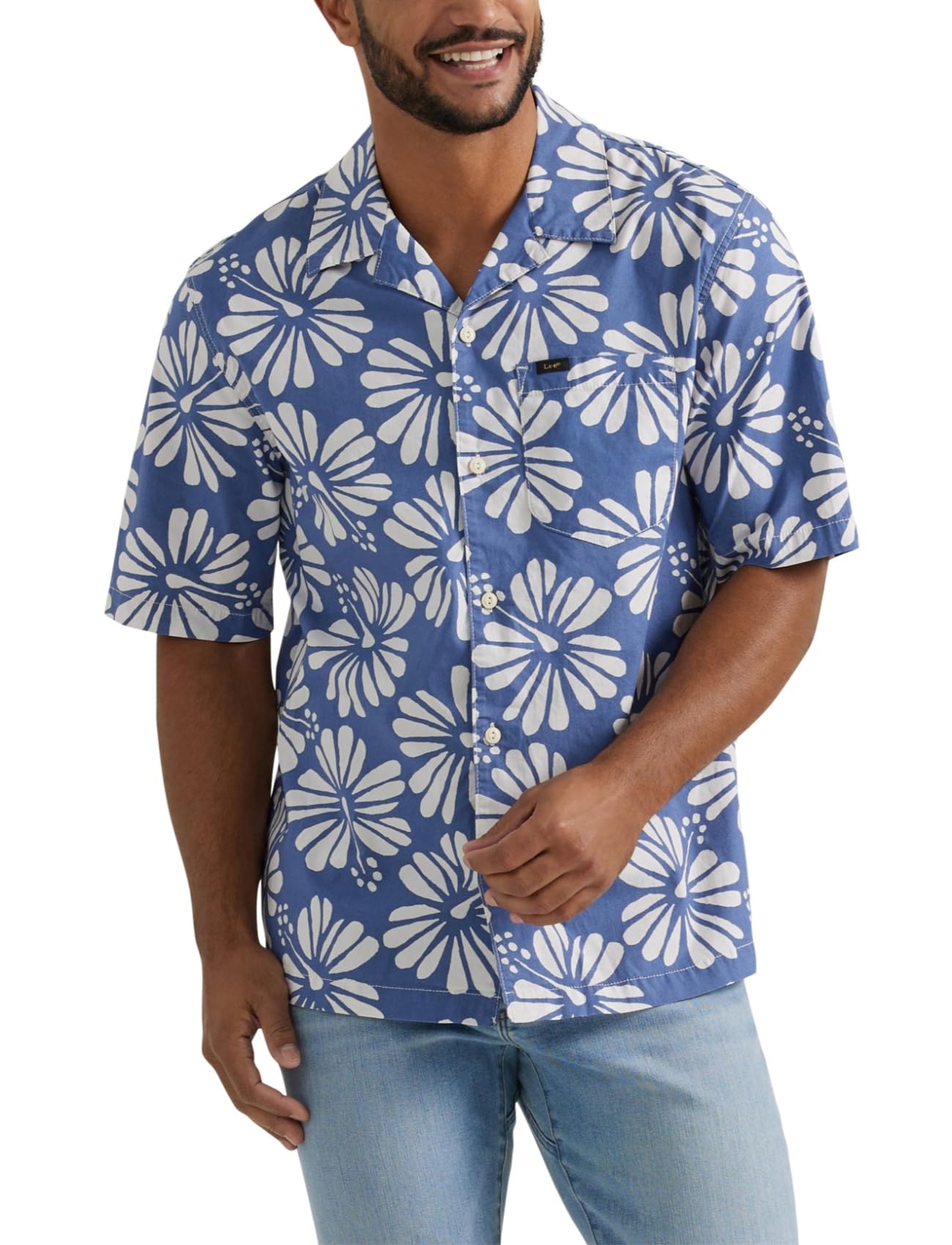 Lee Camicia da campeggio a maniche corte da uomo Extreme Motion