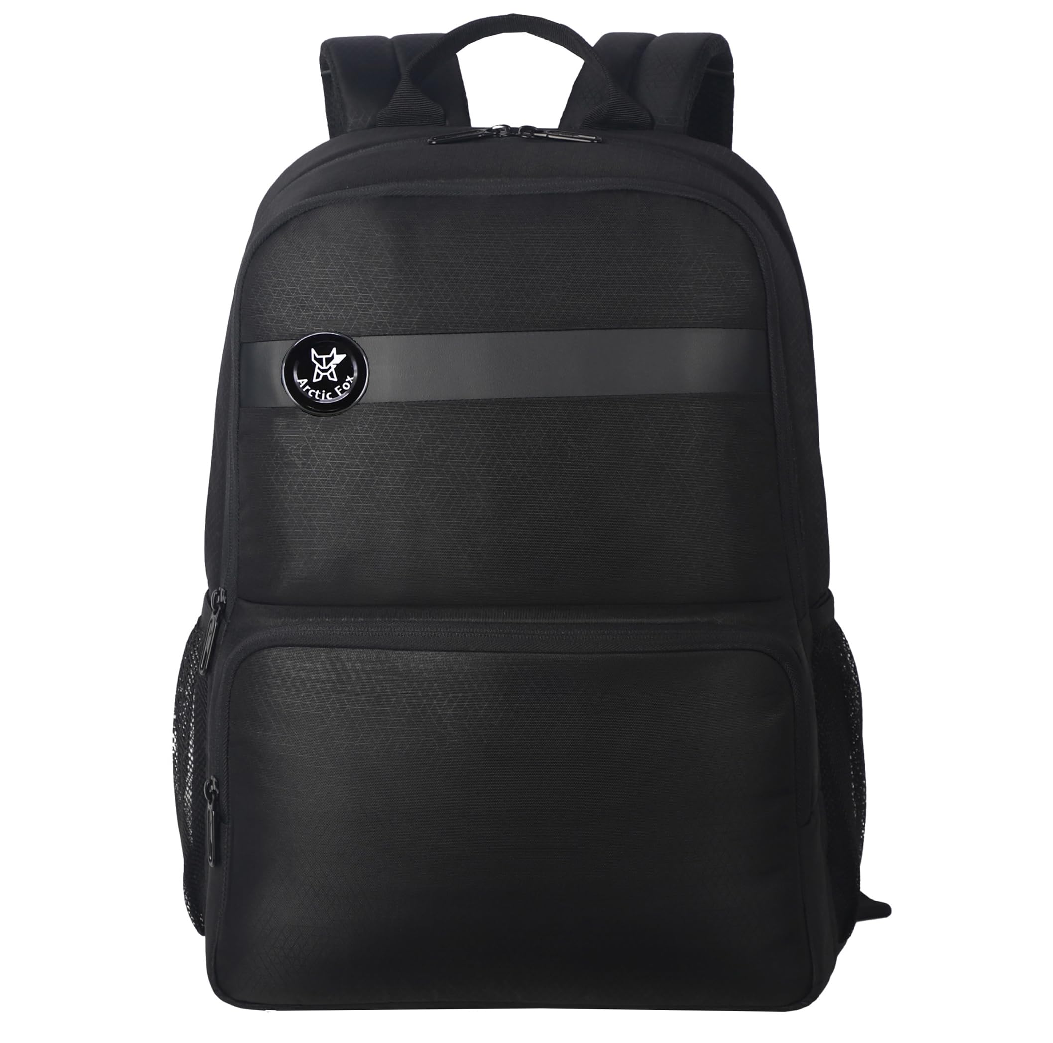 arctic fox Eclat Plus Backpack|19 Ltr Capacity|2 Compartments | Padded & Adjustable Strap| Water Bottle Holder| Trolley sleeve |Multipurpose Backpack|15.6" Unisex Laptop Backpack (Black)-picture-35