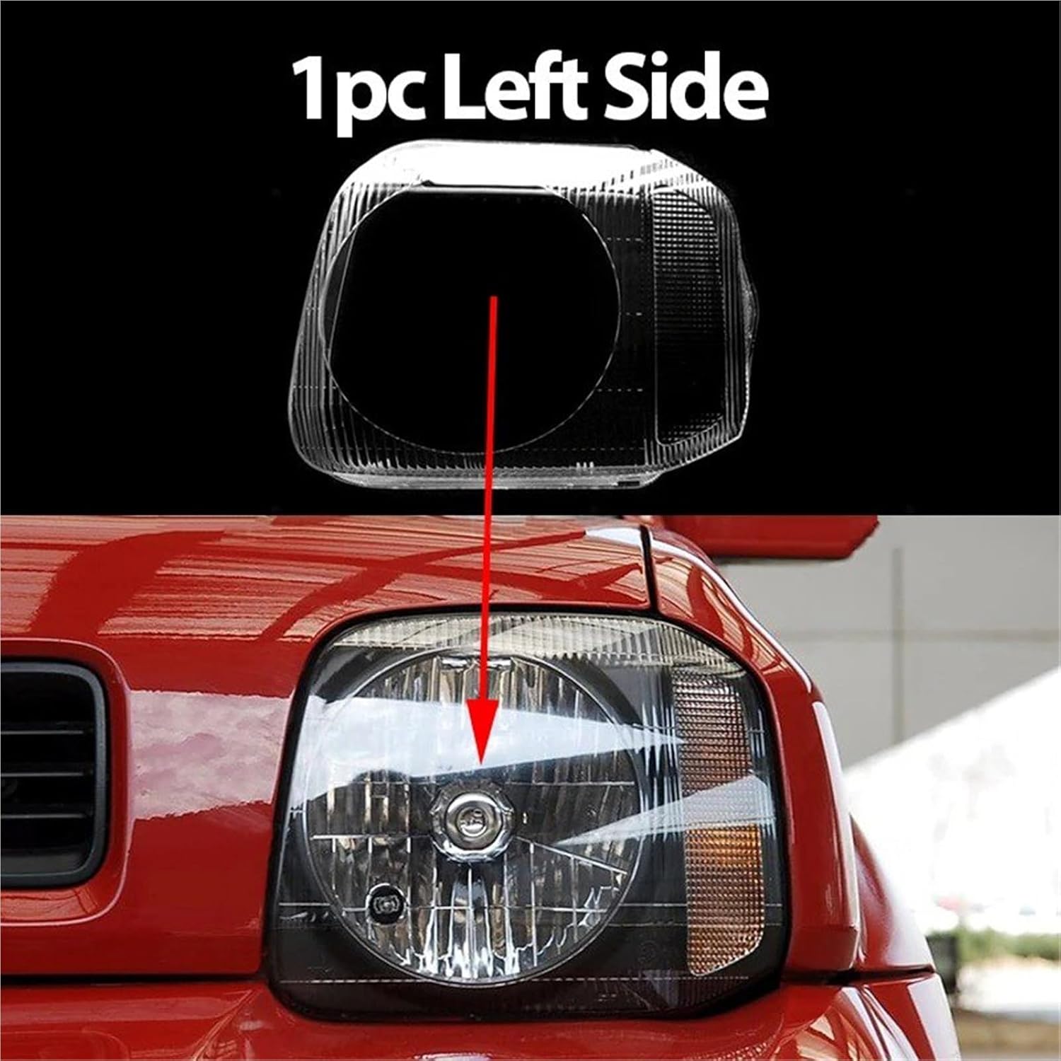 Car Front Headlight Shell For Suzuki For Jimny JB23 JB33 JB43 JB53 1998-2017 Headlights Cover Transparent Housing Front Headlights Lens Shell Glass Lampcover Car Headlight Cover