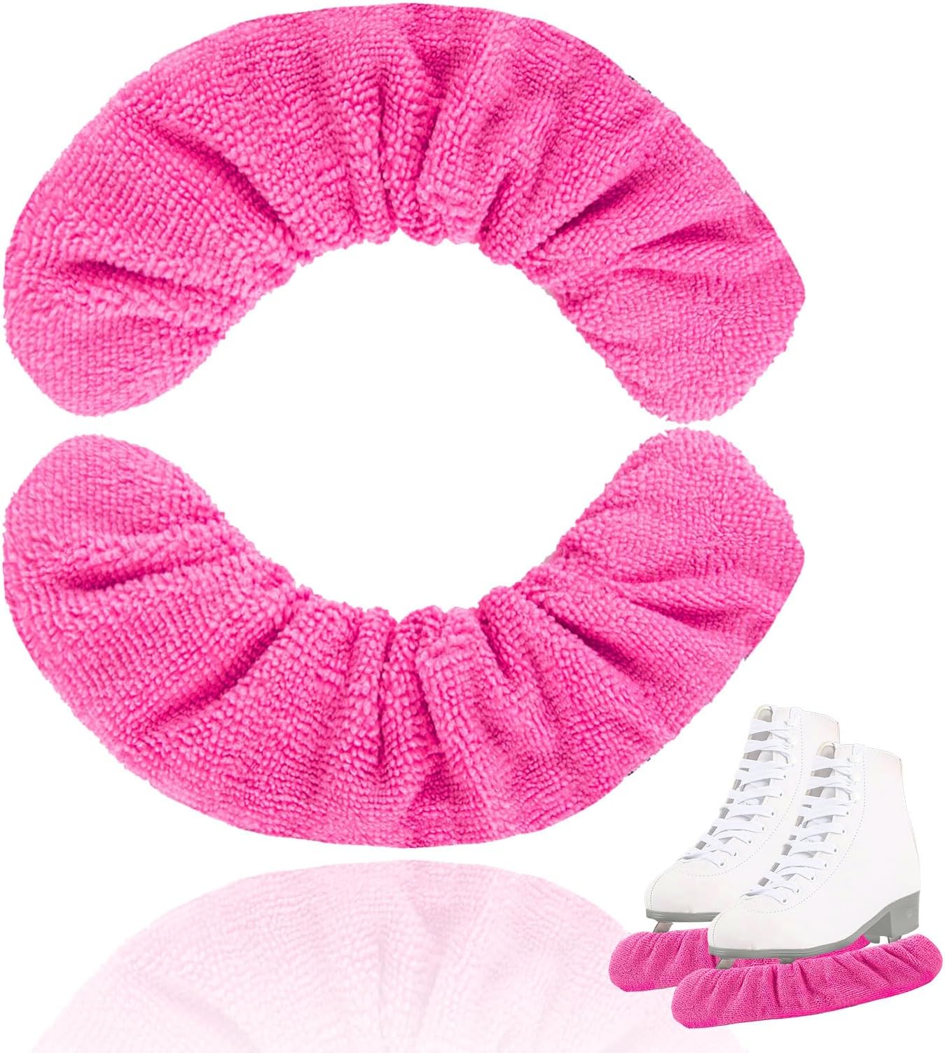 1 Pair Ice Skate Blade Covers, Ice Skate Guards, Skate Guards for Ice Skates, Hockey Skate Blade Protector Guards, Winter Soakers Ice Skating Accessories for Men Women Boys Girls