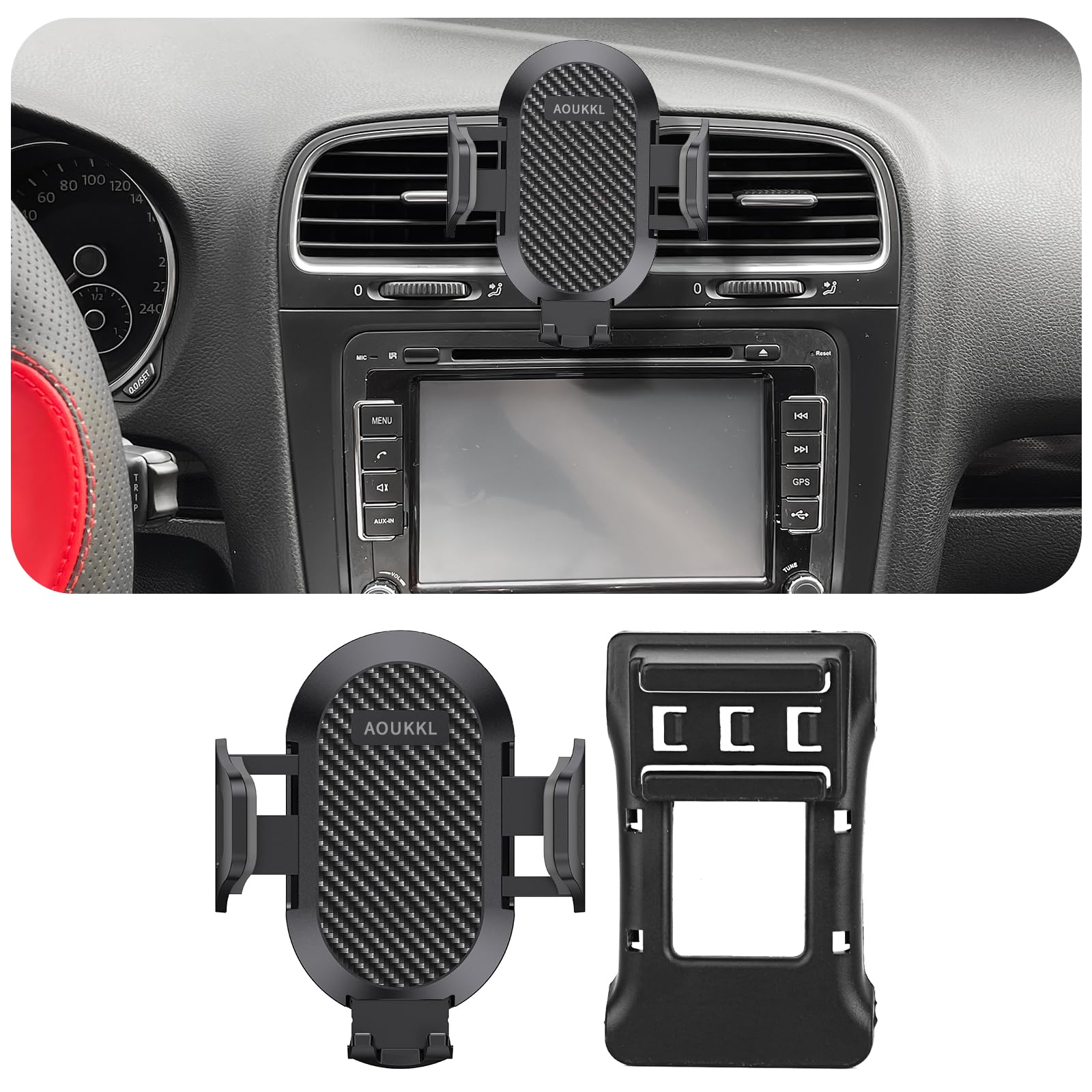Amazon.com: AOUKKL Car Phone Holder Fits for Volkswagen VW 2012