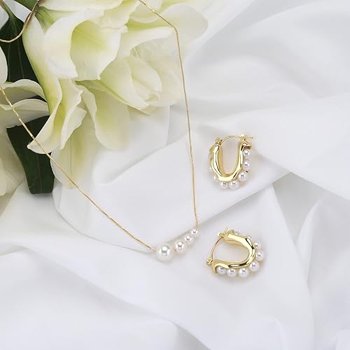 Miniatura 3 de Konikit Collares chapados en oro, exquisito collar colgante para mujeres y niñas