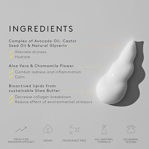 Miniatura 2 de NUORI Protect + Cleansing Milk  Limpiador facial, para todo tipo de piel, incluyendo piel hipersensible, totalmente natural, sin fragancia, 1 onza