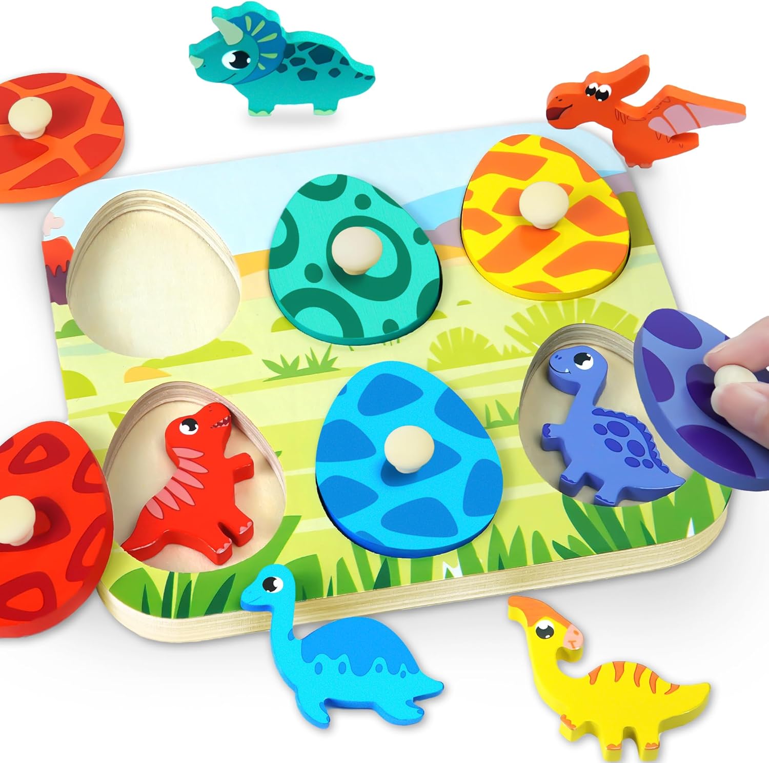 Dinosaur Wooden Puzzles...