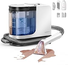 uwant Lincoln Circle Cleaner, 18,000 Pa Carpet Cleaner, Lifts Dirt and Strong Suction, 3 Professional Brush Heads + Dedicated Cleaning Solution for Cloth Products, 9.6 fl oz (2,600 ml), 2-in-1 Large