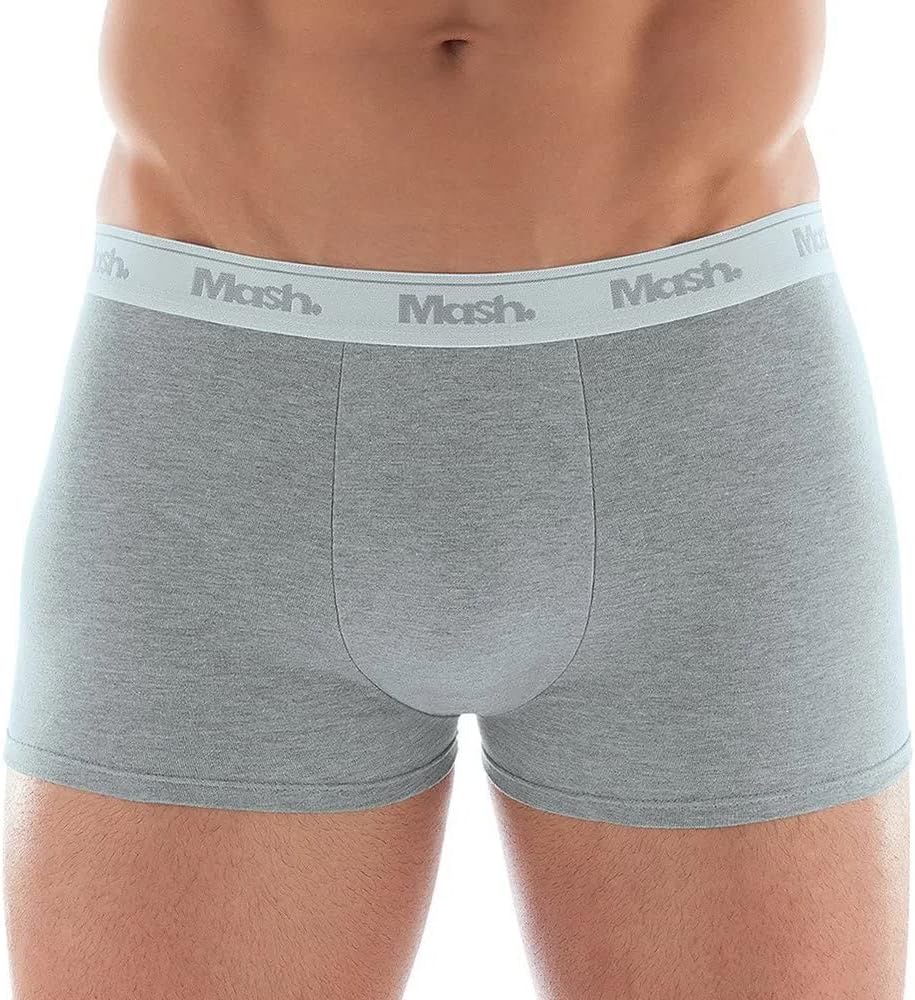 Kit 4 Cuecas Cot Liso Elast MashMasculino