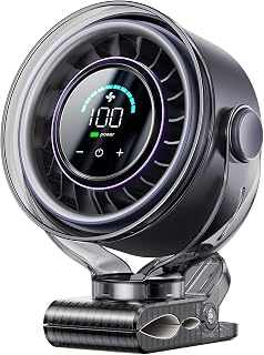 Clip on Fan, Rechargeable USB Fan with Sturdy Clamp