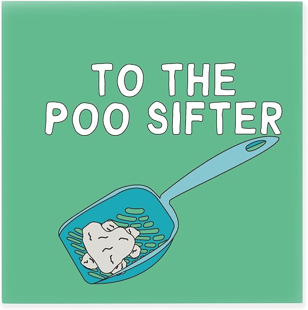 Birthday Card For Cat Owners - Card From The Cat - Funny Cat Birthday Cards For Her | Birthday Card From The Cat Birthday Cards For Men | Birthday Cards For Women | Cat Cards For Cat Mum
