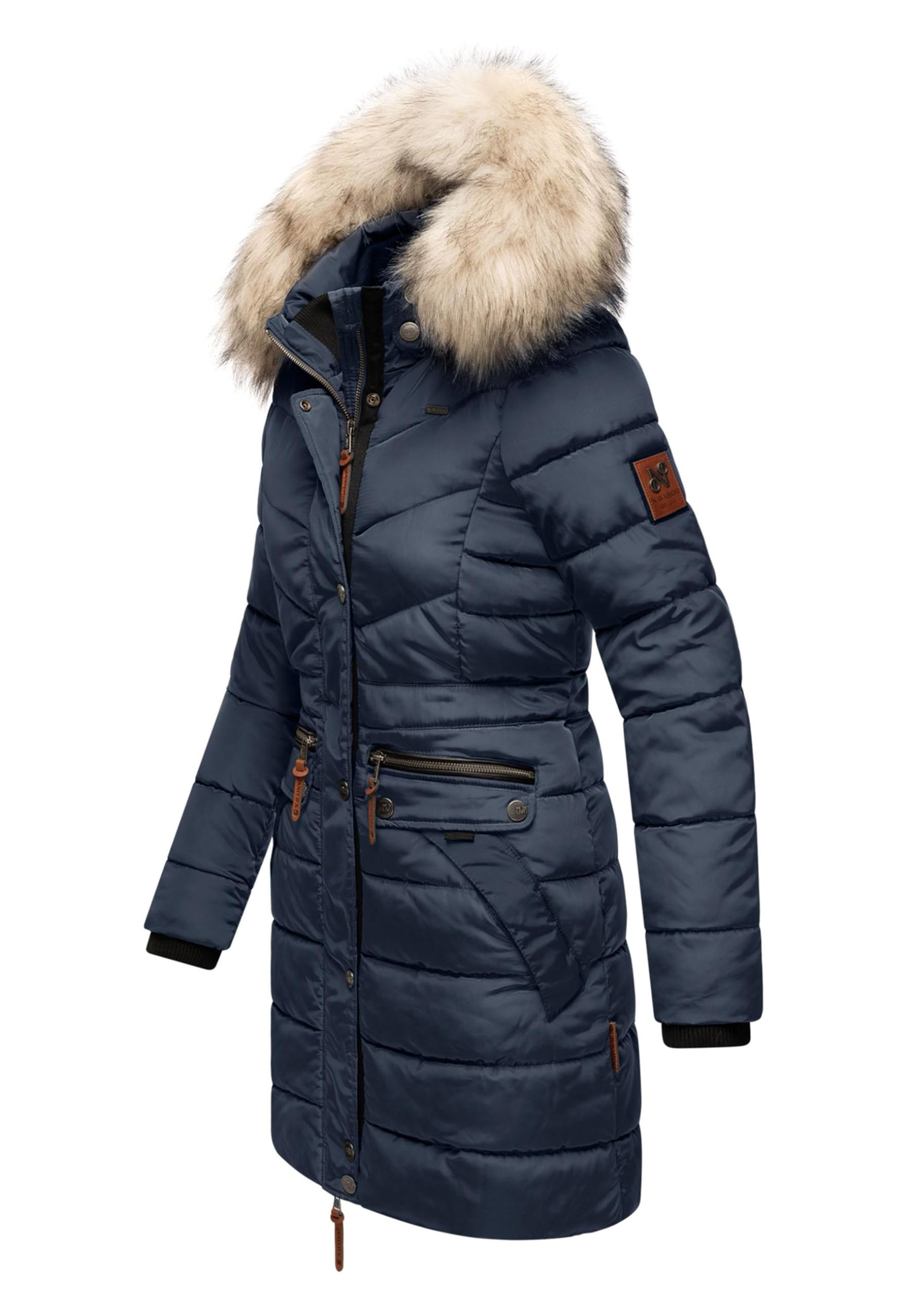 Navahoo B383 Parka Manteau d'hiver chaud matelassé pour femme