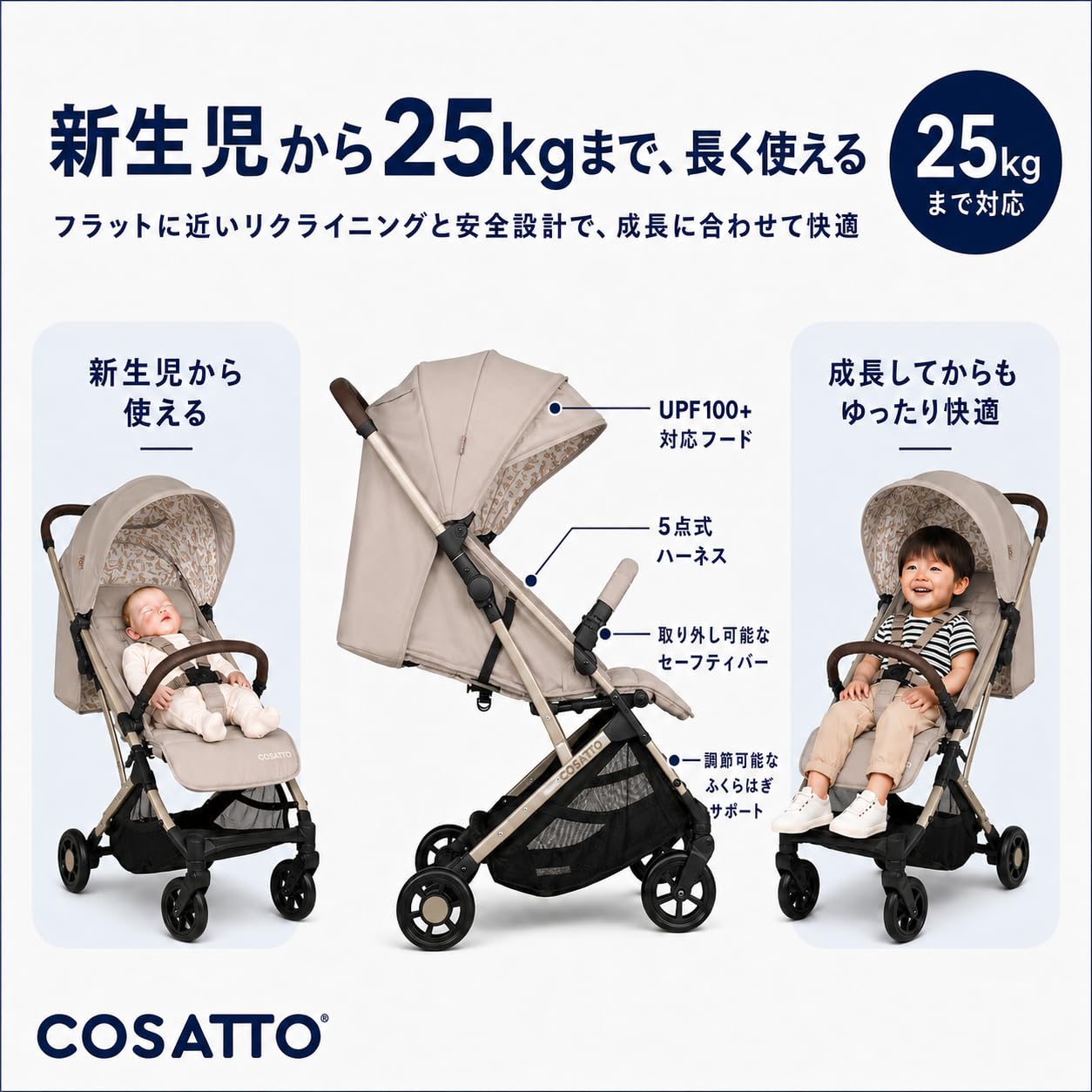 Amazon.co.jp: コサット Cosatto Yo トラベルベビーカー - 新生児
