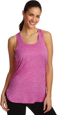 Reebok Womens Singlet Racerback Tank Top, Pink, Small