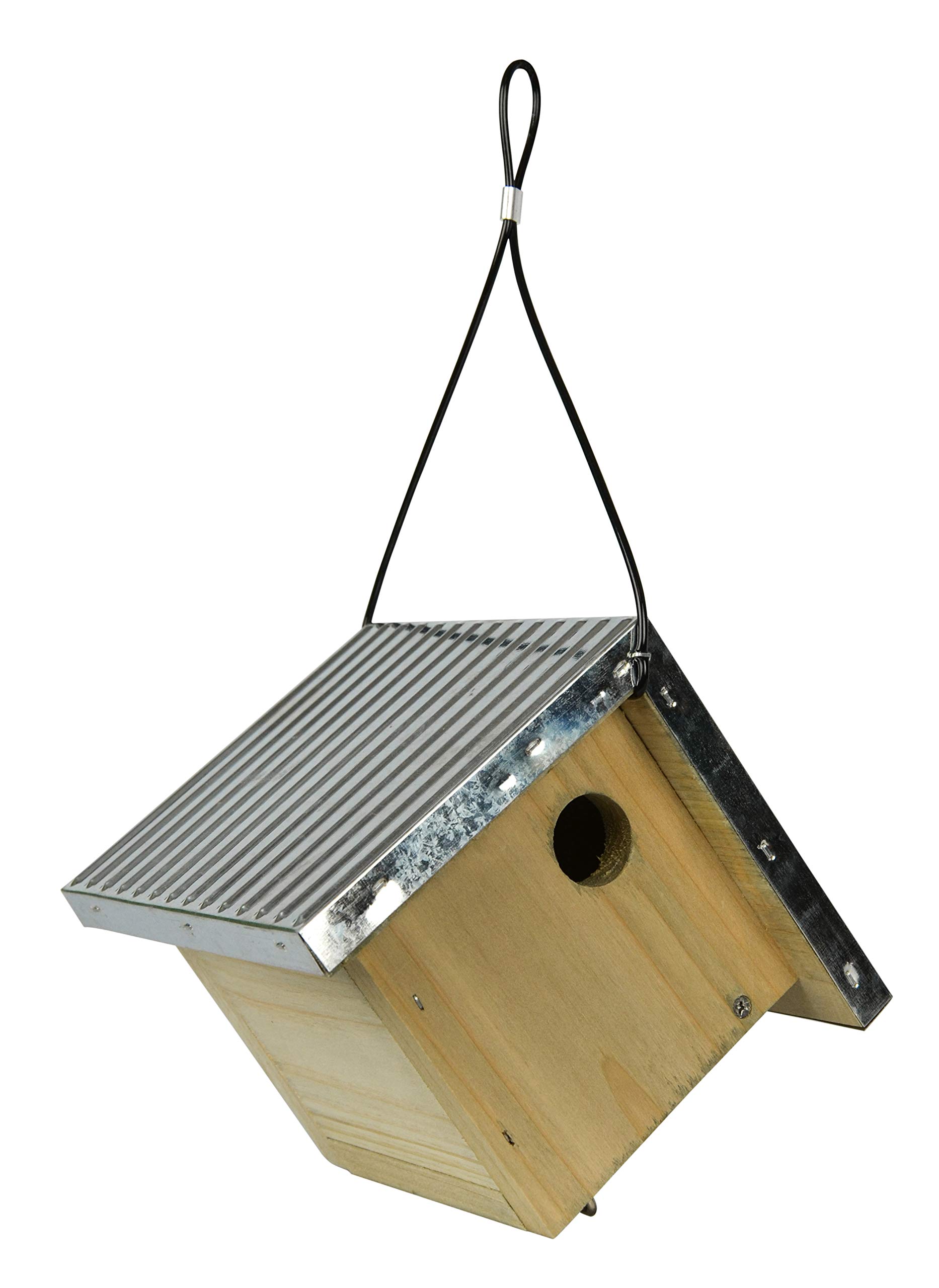 Wild Wings WWGH1-DECO Galvanized Weathered Cedar Wren House
