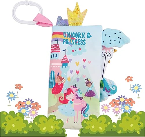 Miniatura 27 de Libros de pescado para bebés de 0 a 6 meses, juguete sensorial de alto contraste, juguetes sensoriales para bebés de 6 a 12 meses, libros arrugados