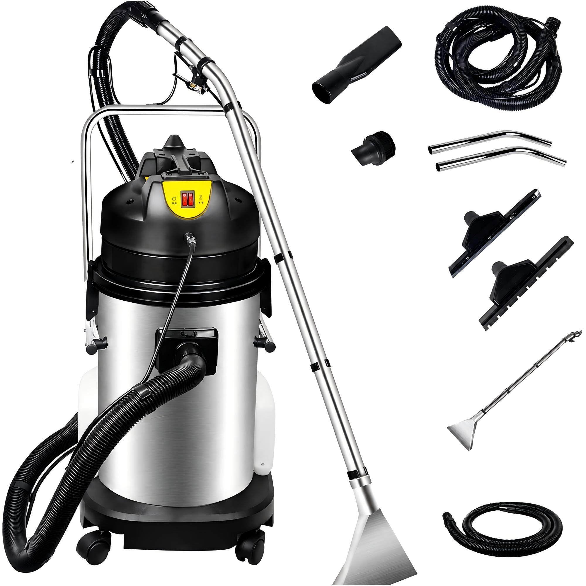 Aspirateur Injecteur-Extracteur 1034 W pour Tapis, Canapés et Voiture 40L