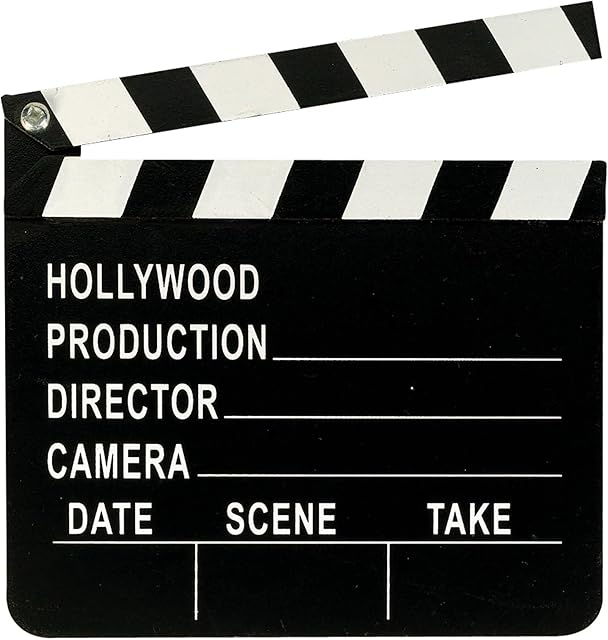 Amscan - 348715 - Hollywood Film Directors Clapper Board Prop