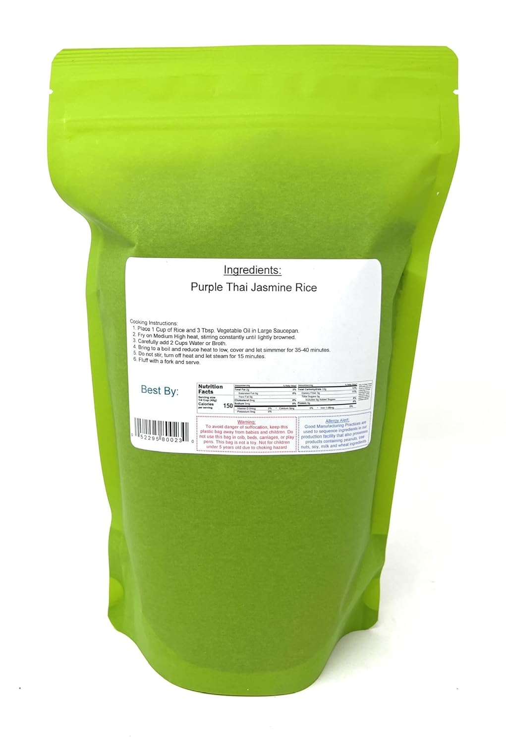 Imported Rice Black Thai Rice (Purple Sticky) - 2 POUNDS