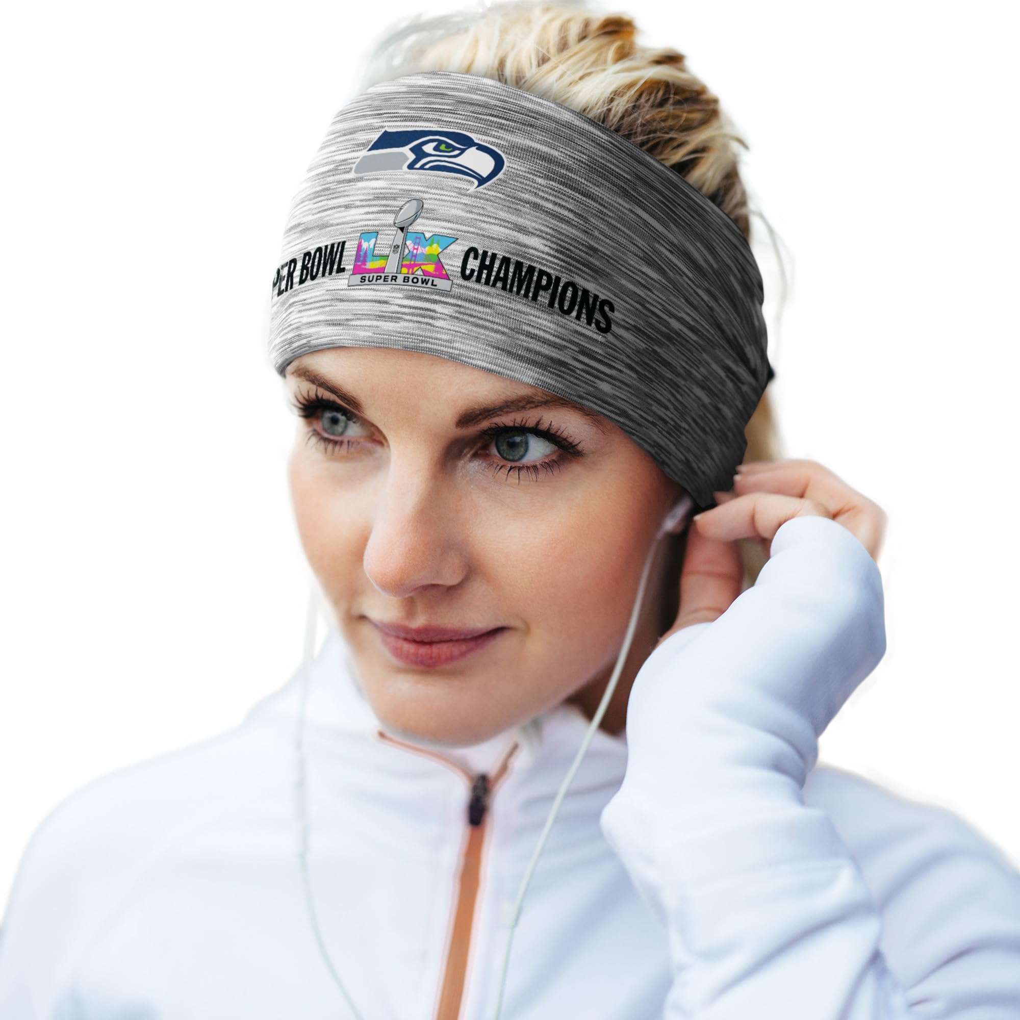 Littlearth NFL Unisex-Adult Tigerspace Nonslip Fitness Headband-image-37