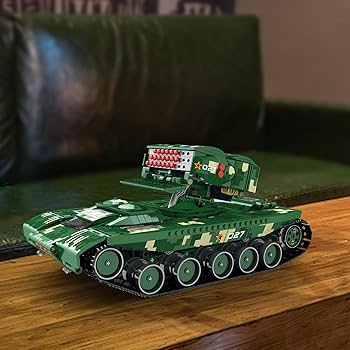new ellegi 　電動ミサイル戦車　イタリア製　ブリキ　レトロ玩具 戦闘機 おもちゃ 飛行機 ブリキ プラスチック 中古 玩具