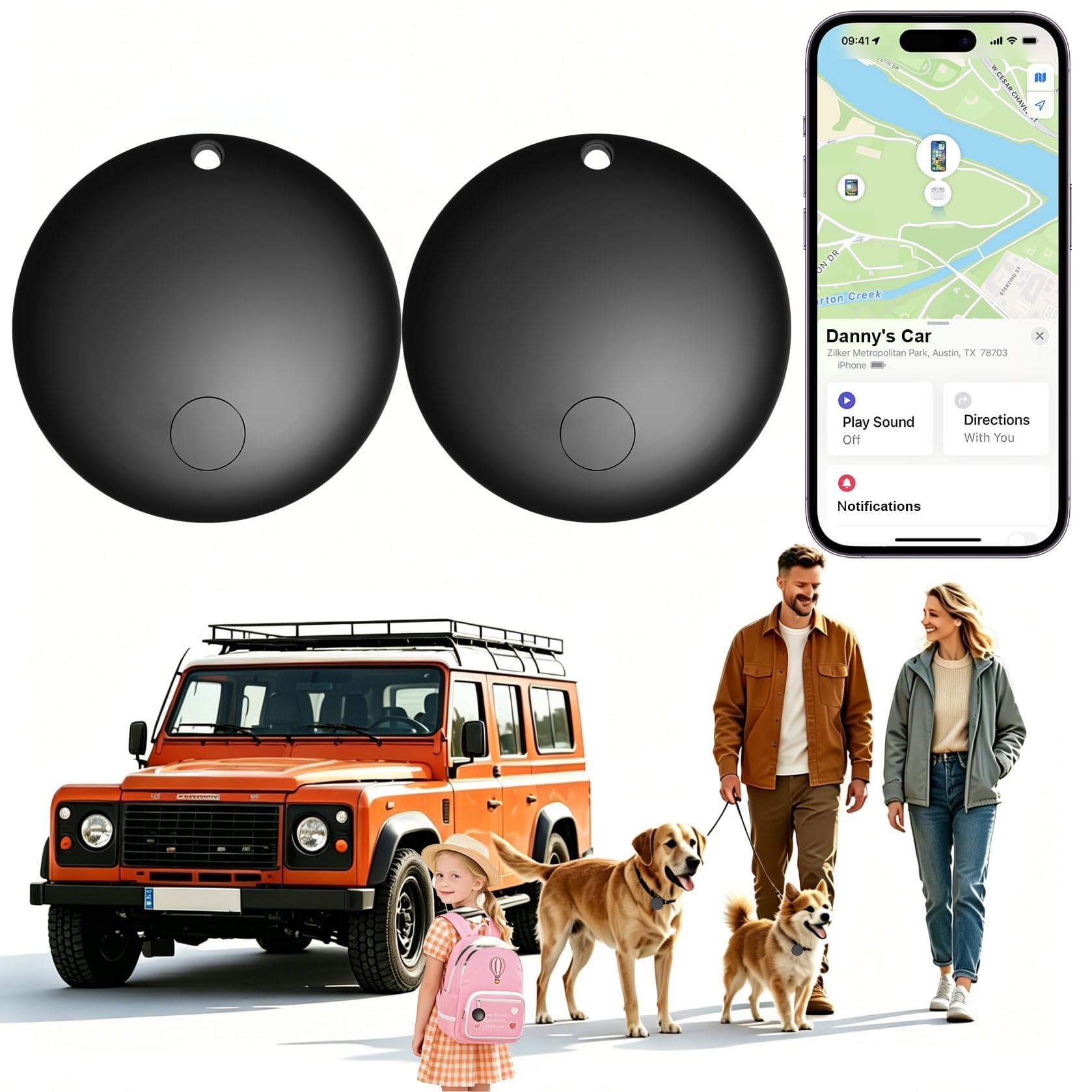 Photo 1 of GPS Tracker for Vehicles No Monthly Fee (Android Only) - 2 Pack