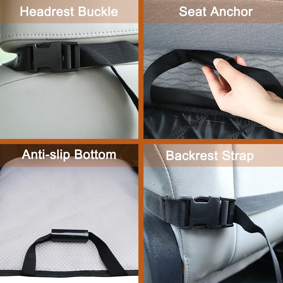 Pet Items - Funda de asiento para coche y perro, funda de asiento delantero para perro