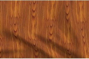 Red Wood Grain Forest Tree Nature Printed Fabric Fat Quarter
